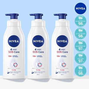 니베아 바디로션 SOS 케어 400ml X 3