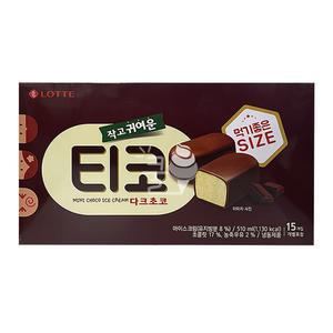 다크초코 티코 15개입 6박스 미니 아이스크림 초콜릿 코팅 개별포장 작은