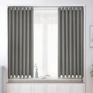 방풍 보온용 중문 암막 커튼 고밀도 프리미엄 도톰 원단 아일렛형 사무실 (압축봉 포함)