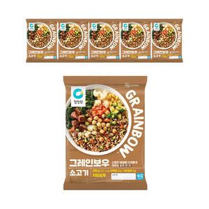 [소비기한 임박] 그레인보우 소고기, 200g, 6개