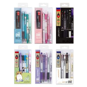 자바 올인원 종합선물세트 문구 학용품 세트 수험생 수능 패키지 3색 멀티펜 볼펜 샤프 형광펜 필기구 선물