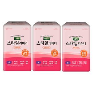 디펜드 스타일 라이너 여성용 프레시가든, 롱, 28매, 3개(84매)