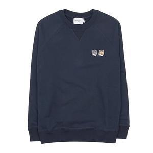 [메종키츠네](김해점)[메종 키츠네] 남성 더블 폭스 헤드 맨투맨 FM00358KM0002 AN