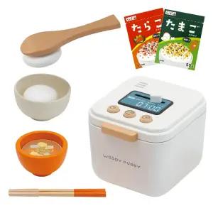 우디푸디 밥솥세트 원목 내장 자석 주방놀이 장난감