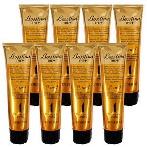 시즌2 보스티나 더 플러스 염색약 3호 적갈색 8개/3분염색약/새치커버/와인브라운/무료 sb