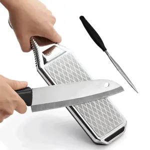 [홈쇼핑 정품] 한아툴스 매직쏘우 다이아몬드 멀티 샤프너 칼 갈이 + 가위 갈이 세트