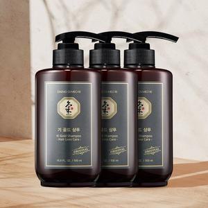 [댕기머리]지성 모발용 기 골드 샴푸 500ml 3개