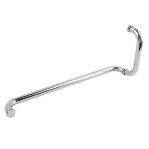 강화유리문 L자 파이프손잡이 교체 가로 세로 ㄴ자 손잡이