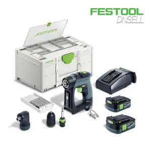 페스툴 CXS 12 25-Set (576871) 충전 전동드릴 드라이버 공구세트