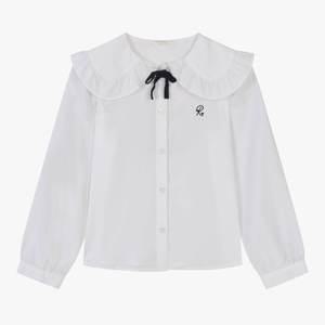 [로엠걸즈] 프릴카라 블라우스 RGBW2482P