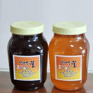 믿음농장 천연벌꿀 아카시아꿀/밤꿀 2.4kg