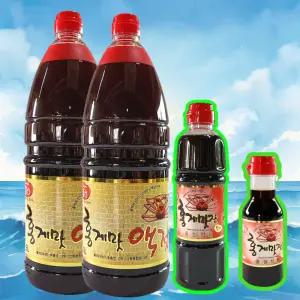 홍일점 홍게맛액젓 1.8L 2개+레드700ml 편스토랑 장민호 진서연 맛간장 맛장소스