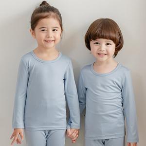 [꼬마친구]라이트 블루 웜히트텍 아동내의 아동내복 실내복