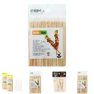 (12cm 100P) 대나무 산적꽂이/산적꼬치/나무꼬치/과일꽂이/산적꼬치/산적꼬지/대나무꽂이/전꼬치/요리꼬치