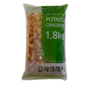 신흥제과 대용량과자 감자크래커 1.8kg 벌크 비스킷 쿠키 감자과자 간식 군것질 사무실 아이간식