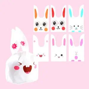 토끼 보자기 선물포장 봉투 중 13.5x22 100P/포장지/포장/어린이집/선물/캐릭터/큐티레빗/선물용봉투