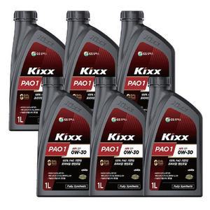 GS 킥스 파오1 0W30 합성 엔진 1L x6개 /AWS