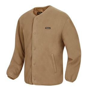 보아털 안감 노카라 후리스 자켓 집업 점퍼