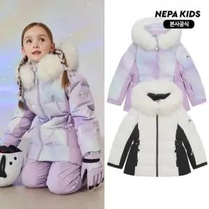 [네파키즈/택가269,000] KK82021 여아 스키월드 덕다운 자켓 본사직영