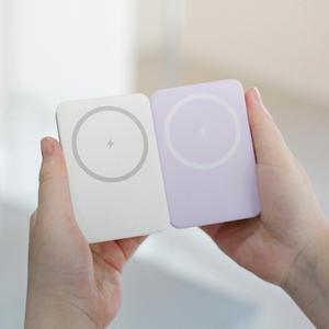 맥세이프 호환 무선 보조배터리 5000mah+링 스티커