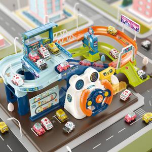 키저스 고고레이서 핸들 레일 트랙 자동차 장난감 돌 아기 유아 어린이 선물