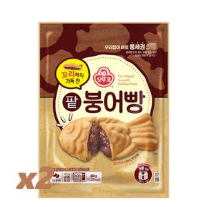 오뚜기 꼬리까지 가득 찬 팥붕어빵 480g x 2개