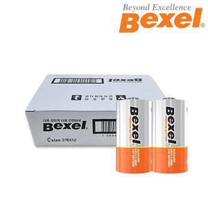 [기타]벡셀 알카라인 C형 건전지 (LR14) C2 사이즈 1.5V / 12조(24알)