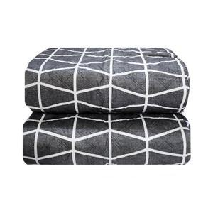 [한일전기매트]모던 한일전기요/소(67.5x180cm) 고급 전기요( 지그재그 그레이 / 소 ) 전기담요