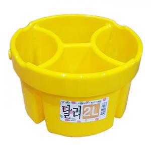 HGR 달리 물통 노랑(소) 2L 4칸