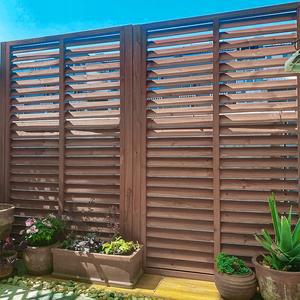 테라스가림막 야외 나무울타리 방부목 칸막이 담장