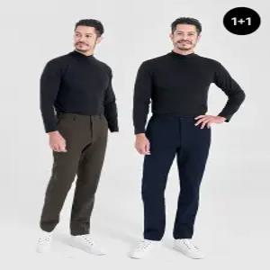 [겨울BEST][1 1] 기모 본딩 100D 스판 데일리 팬츠 (오픈주머니/벨트 미증정)