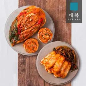 [G] 대복 포기김치 2kg+총각김치2kg (꽃게육수로 시원하고 아삭한 맛)