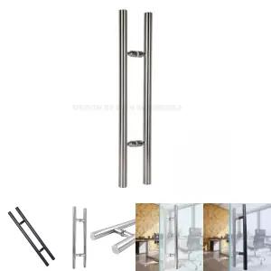 강화 도어 손잡이 스텐일자-650x340/유리문/출입문/문고리/부품/핸들