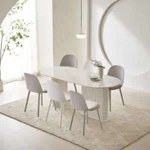 파로마 이즈 칼리아 1800 세라믹 타원형 템바 6인 식탁 세트 IFO092