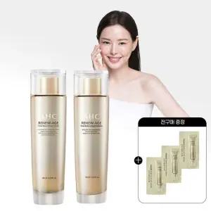 AHC 리뉴에이지 기초 2종 중 택1(토너/로션)+샤쉐 5매 증정