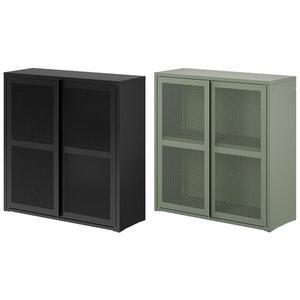 [마켓비]이케아 IVAR 이바르 메시 도어수납장 80x83cm/거실수납장/선반장/캐비닛