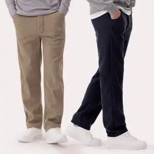 [에버라스트] 남성 골덴 바지 4종세트 기모 코듀로이 팬츠