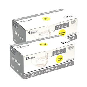 Taepia 덴탈마스크 일회용 병원용 마스크 100매