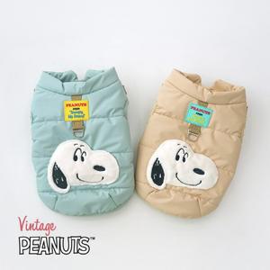패리스독 피너츠빈티지하네스패딩 강아지옷 애견의류