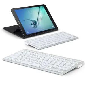 미니 블루투스 키보드 실버 / 노트북 태블릿 아이패드 아이폰 슬림 무선 키보드