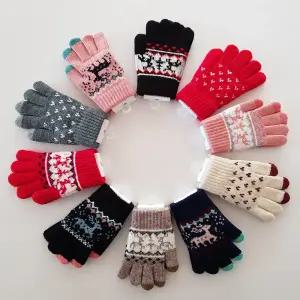 KC인증 아동 어린이 장갑 아이 손가락 스마트폰 터치 초등 학생 여아 남아 유아 두돌 아기 키즈 주니어 겨울 니트