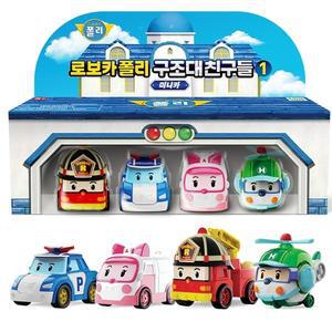 [로보카폴리] 미니카 구조대 친구들 4종(폴리+로이+엠버+헬리)