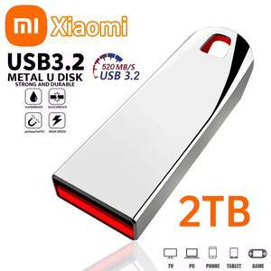 Xiaomi 2TB Metal Flash Drive USB 3.2 High Speed Pen Key 1TB Type C Portable Mini SSD Memory Waterpro