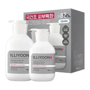 일리윤 바디로션 고보습 대용량 울트라 리페어 로션 528ml+350ml 1세트