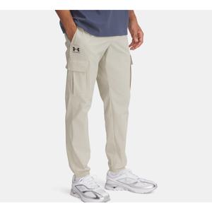 [언더아머](의정부점)1386558 289 베이지 남성 UA 바이브 우븐 카고 팬츠 남자운동복 트레이닝복 우븐바...