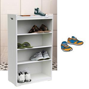 [JHQSWOLK_51AF]슬림 틈새 신발장 오픈 사무실 좁은 화이트