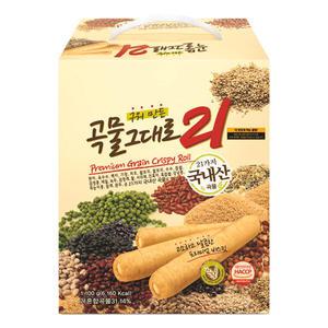 곡물그대로21 크리스피롤 과자 1.1kg 110개입