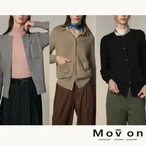 [모브온]  자수니트 가디건 1종