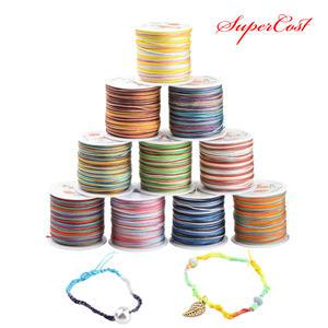 매듭공예 다채로운 그라데이션 45M 매듭 실 끈 16종