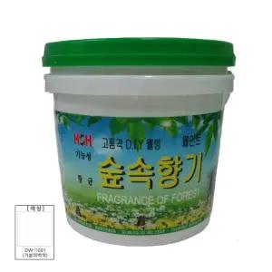 항균페인트 숲속향기1.2kg 백색 DW-1001 곰팡이방지